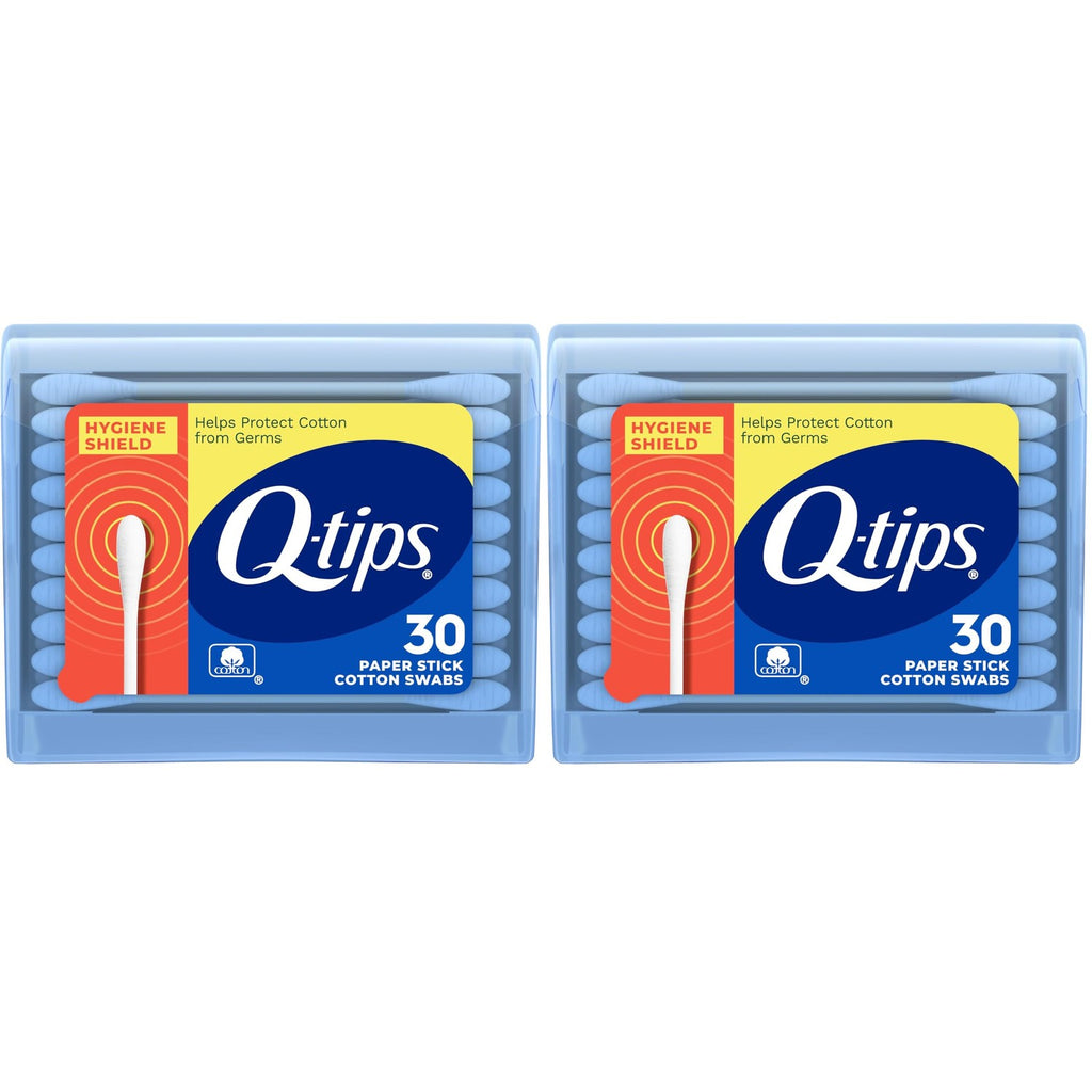 Q-tips Antimicrobial Cotton Swabs Cotton Buds for Cleaning Antimicrobial Treated to Help Keep Swabs Fresher 300 Count