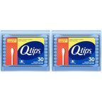 Q-tips Antimicrobial Cotton Swabs Cotton Buds for Cleaning Antimicrobial Treated to Help Keep Swabs Fresher 300 Count