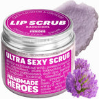 Buy now Handmade Heroes 100% Natural Lip Scrub, Vegan Conditioning Coconut Exfoliator - Gentle Exfoliant, Sugar Polish and Scrubber for Chapped Dry Lips, 1oz (Coconut Sorbet) at indiglob india