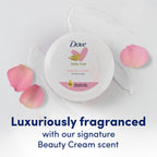 Dove Nourishing Body Care, Face, Hand, and Body Beauty Cream for Normal to Dry Skin Lotion for Women with 24-Hour Moisturization, 4-Pack, 2.53 Oz Each Jar