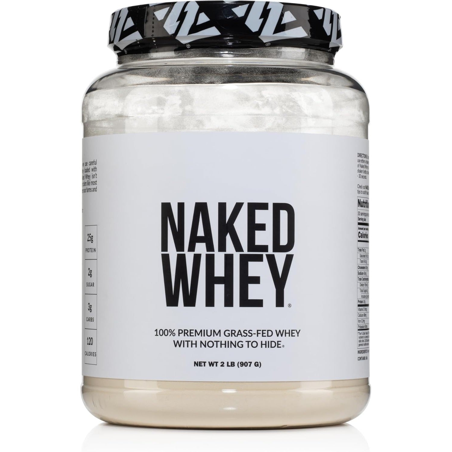 Buy now NAKED Whey 2LB 100% Grass Fed Whey Protein Powder - Only 1 Ingredient, Unflavored Whey Protein, Undenatured, Gluten Free, Soy Free, No GMOs, No Preservatives Unflavored 2 Pound (Pack of 1) at indiglob india