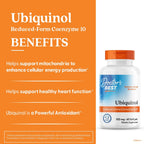 Buy now Doctors Best Ubiquinol, Reduced-Form Coenzyme Q10, Non-GMO, Gluten Free, Soy Free 60 Softgels at indiglob india