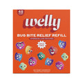 Welly Bug Bite Relief Patches Refill Carton | Drug-Free Hydrocolloid Calms Itching and Prevents Picking | 48 Count