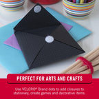 VELCRO Brand Dots with Adhesive, White, Small 1/2 in Circles, 250 Pk