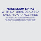 Dr Teal's Topical Magnesium Spray with Natural Dead Sea Salt, Fragrance Free, 8 fl oz (Pack of 2)