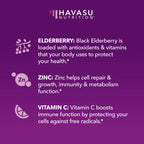 Sambucus Elderberry Gummies with Vitamin C & Zinc, Berry, 30 Servings | Vegan, Non-GMO, Gluten Free Elderberry Gummies, 100mg Extract Per Serving for Immune Support and Wellness Defense, 60 Count