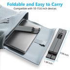 Adjustable Laptop Stand, Portable Laptop Riser for Desk