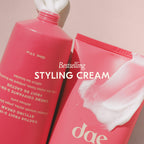 DAE 3-In-1 Styling Cream - Smooths Styles, Adds Shine (Styling Trio Set) | Includes 3-1 styling cream for sleek styles, wave spray for instant texture, dry heat mist for protection