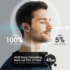 Ear Plugs for Sleeping Noise Cancelling, Reusable Silicone Ear Plugs for Noise Reduction, Soft Hearing Protection with 8 Ear Tips for Concerts, Work, Swimming, and Travel(Dark Gray)