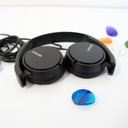 Buy now Sony ZX110 Over-Ear Dynamic Stereo Headphones (Black) at indiglob india