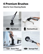 HOTO Swift™ Easycare Cordless Electric Spin Scrubber, for Bathroom, Tile