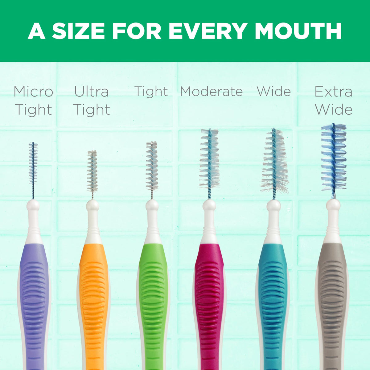 GUM Proxabrush Go-Betweens Micro Tight Brushes, 10 Count (4 Pack)
