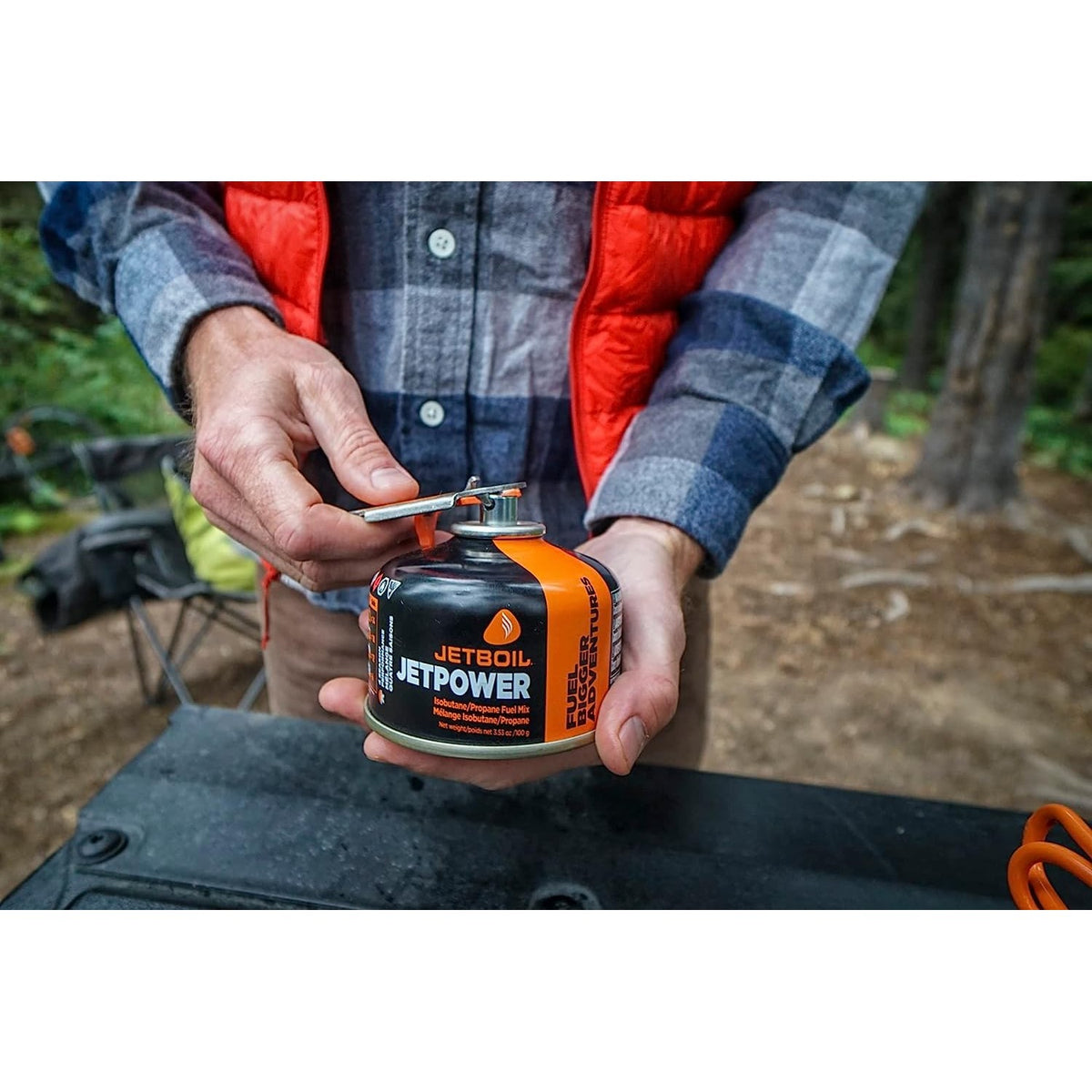 Jetboil Jetpower Fuel for Jetboil Camping and Backpacking Stoves, 100 Grams (2-Pack)