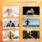 KFG CoQ10 400mg Softgels, Coenzyme Q10 Supplements Support Heart Health, Cardiovascular Health, Immune System & Cellular Energy Production, Gluten Free