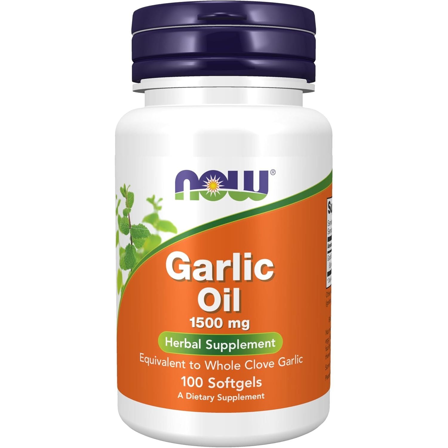 Buy now NOW Foods Supplements, Garlic Oil 1500 mg, Serving Size Equivalent to Whole Clove Garlic, 100 Softgels at indiglob india