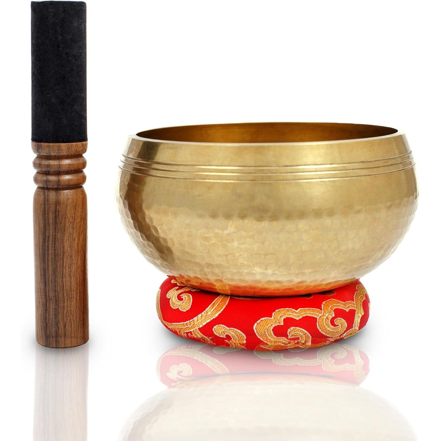 Buy now Tibetan Singing Bowls Set~ Meditation Sound Bowl hand Hammered in Nepal For Yoga, Meditation, Mindfulness, Healing & Chakra balancing~ (3 inch) 6 Inch at indiglob india