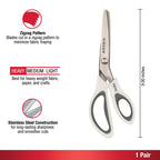 SINGER 9" Pinking Shears, Stainless Steel No-Fray Zigzag Edge
