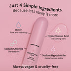 grace & stella Hypochlorous Acid Spray for Face - Acne Spray - Gentle Face Mist to Calm Redness, Flare-Ups, Breakouts, Body Acne, Bacne - Soothing Facial Mist for Sensitive Skin (120ml/4 fl oz)