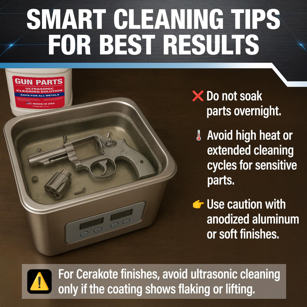 Ultrasonic Gun Cleaning Solution - Makes 8 Gallons and Safe for All Metals