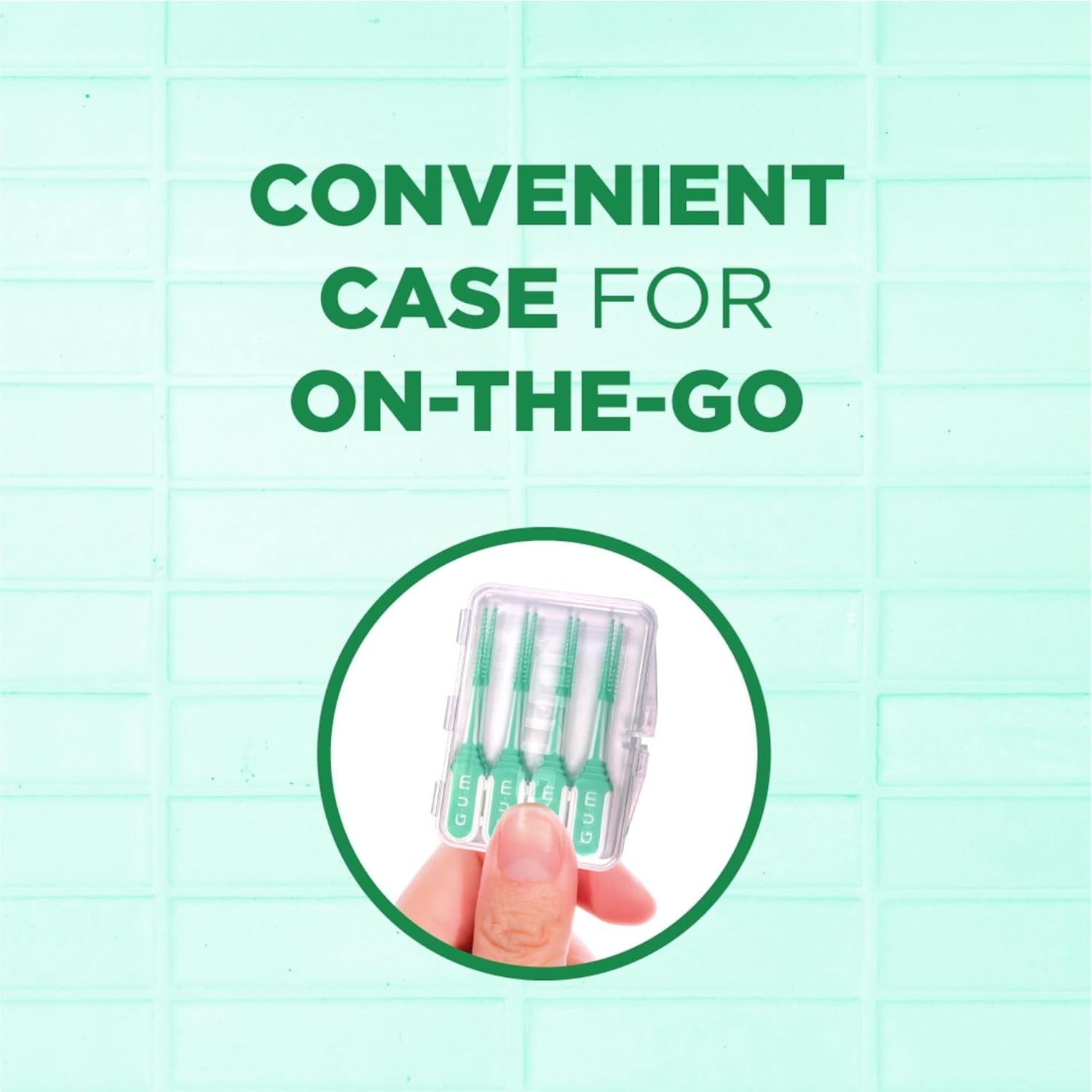 Buy now GUM Soft-Picks Comfort Flex, Easy to Use Dental Picks for Teeth Cleaning Health, Disposable Interdental Brushes with Convenient Carry Case, Dentist Recommended Dental Picks, Mint, 80 Count at indiglob india