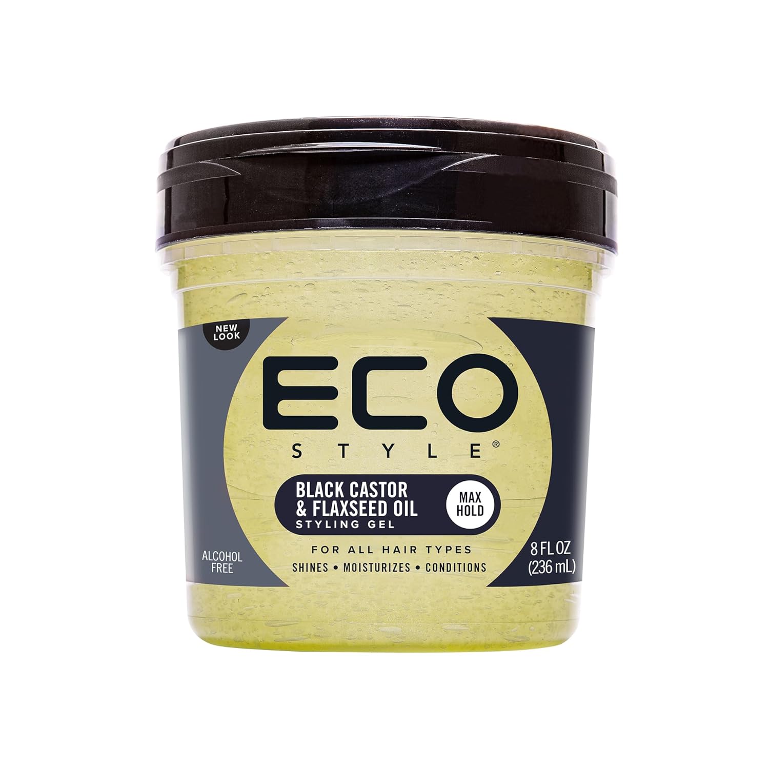 Buy now Eco Style Ecoco Gel - Black Castor Flaxseed Oil - Long Lasting Shine - Nourishes And Repairs Damaged Hair - Promotes Healthy Scalp - Provides Superior And Weightless Hold - Effortless Style - 16 Oz 8 Ounce (Pack of 1) at indiglob india