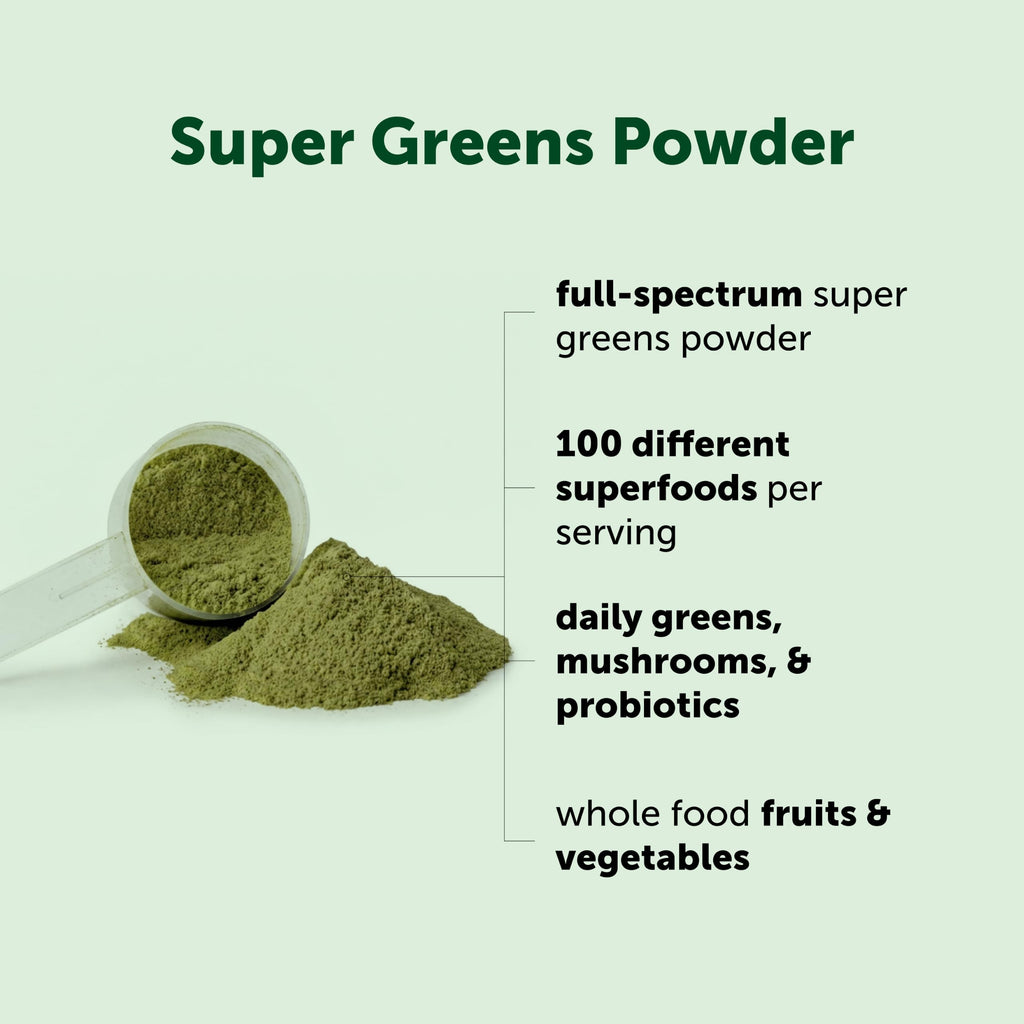 Micro Ingredients Super Greens Powder, 100 Superfoods, Green Drink Mix, 1lb | Superfood Blend with Daily Greens, Probiotics, Fruits, Vegetables & Mushrooms | 45 Servings | Non-GMO, Gluten-Free