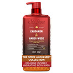 Old Spice Body Wash for Men, The Spice Alchemist Collection, 24/7 Cologne Infused Hydration, No Trade Off Formula, Free of Phthalates Silicones & Dyes, Cashmere + Vanilla Wood Scent, 20 oz