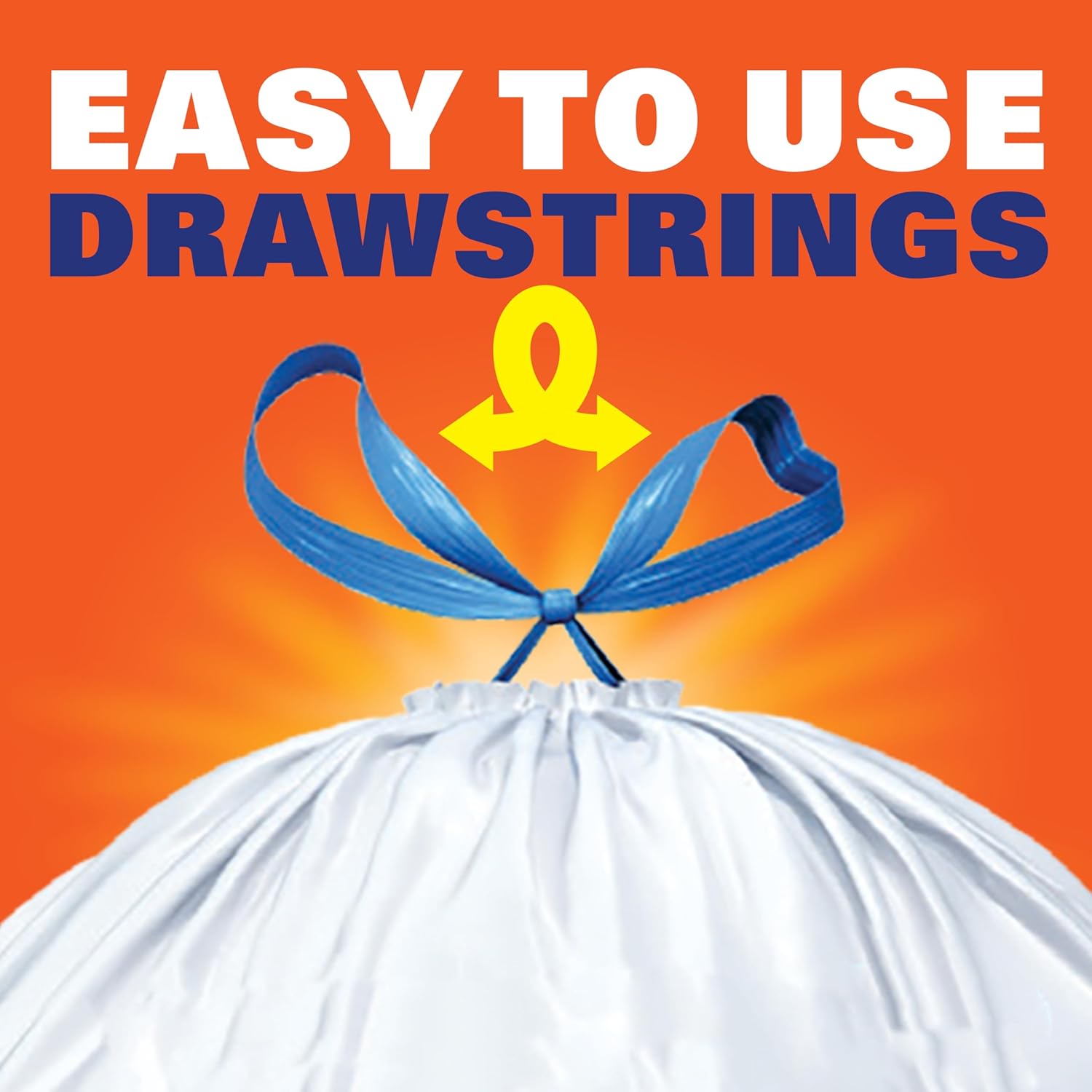 Buy now Hefty Strong Tall Kitchen Trash Bags, Unscented, 13 Gallon, 45 Count at indiglob india