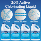 BioGuard Chlorinating Liquid - Swimming Pool & Spa Liquid Shock Treatment - Raises Chlorine - 1 Gallon