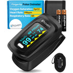 iProven Pulse Oximeter Fingertip for Oxygen Saturation & Respiratory Rate