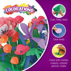 Colorations 12" x 18" Mediumweight White Construction Paper, 200 Sheets