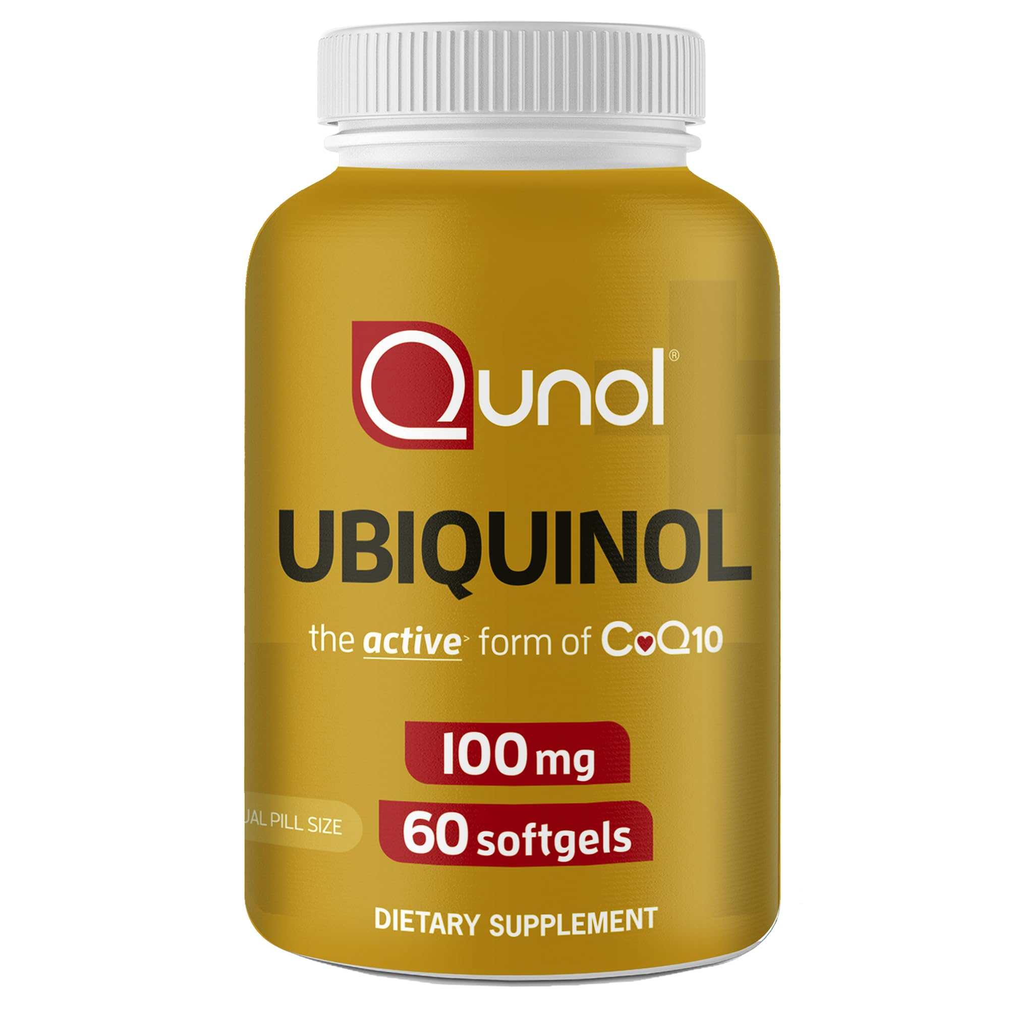 Qunol Ubiquinol 100mg, Powerful Antioxidant for Heart Health, 120 Softgels | #1 Cardiologist Recommended Supplement for Heart Health, Coenzyme Q10 Supplement to support Vascular Health & Cellular Energy