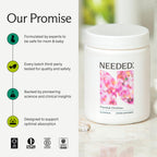 Needed. Prenatal Choline+ for Cognitive Development, 30 Liquid Capsules | Choline Supplements For Pregnancy, Aids Baby Brain Development & Supports Healthy Pregnancy, Third Party Tested