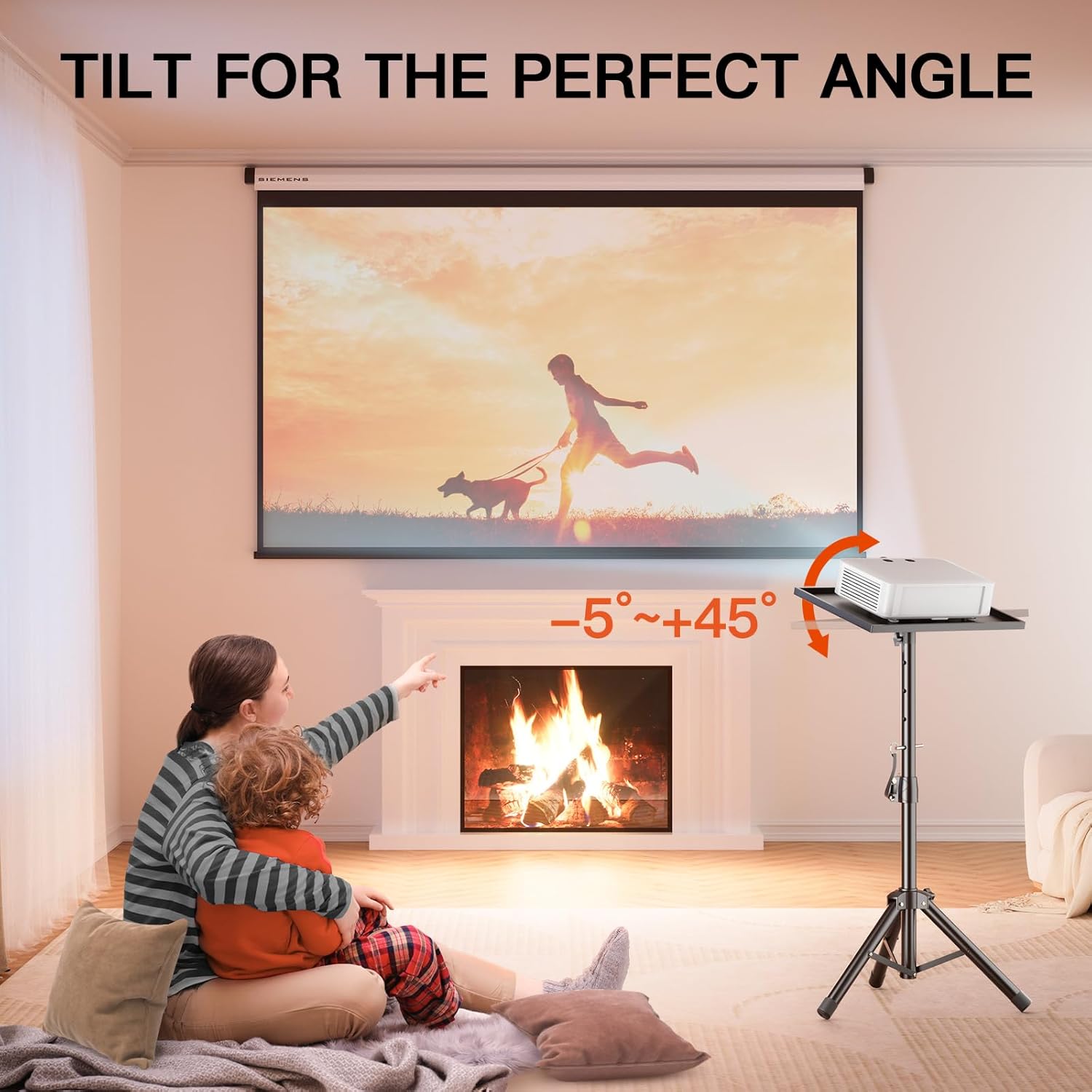 Buy now AMADA Projector Stand, Laptop Stand with Adjustable Height 22 to 36 inch, Heavy Duty Projector Mount as DJ Racks, Portable Projector Tripod Stand, Tall Floor Stand for Office, Home, Stage or Studio at indiglob india