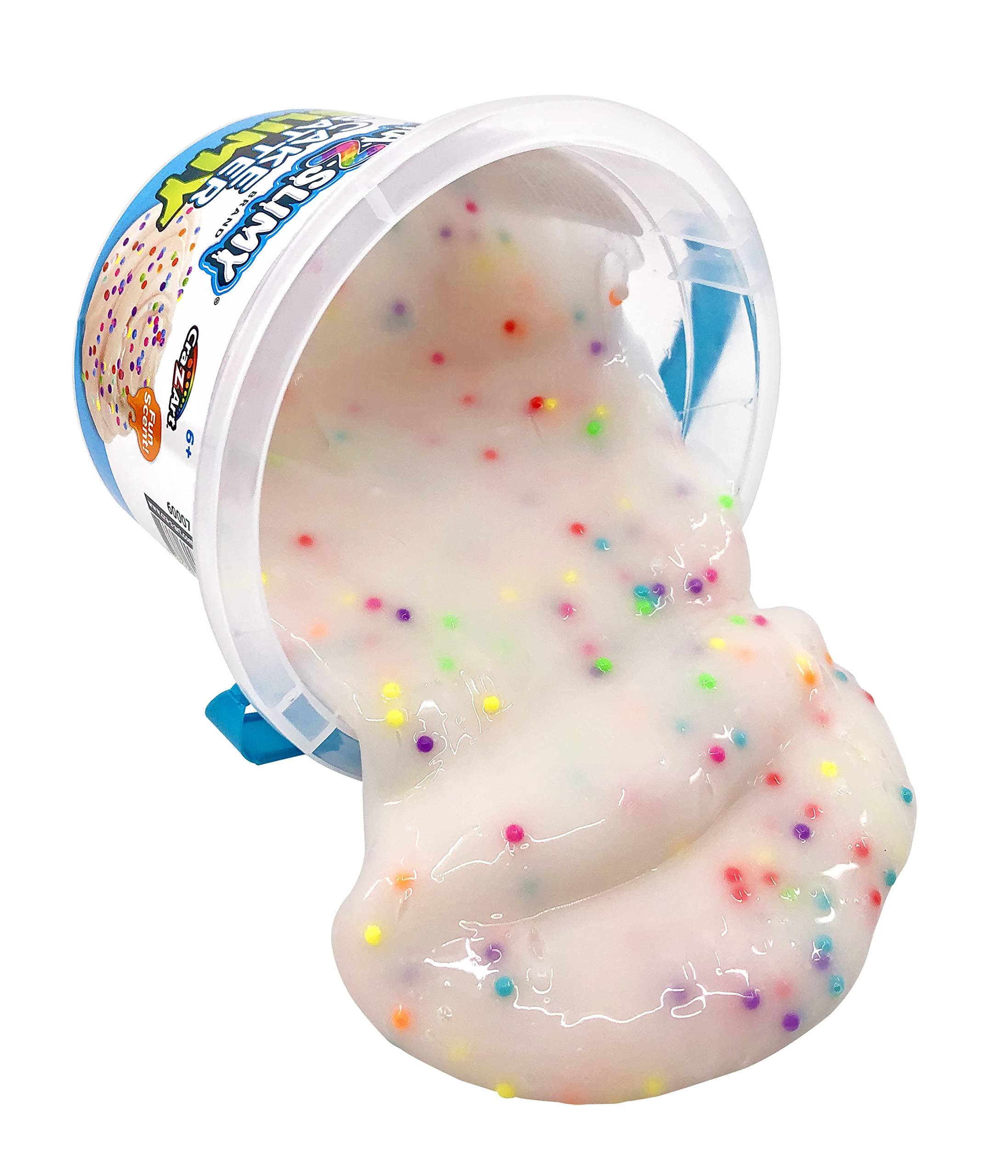 Buy now Cra-Z-Slimy Cake Batter Slime – 24 oz Extra Large Scented White Slime with Colorful Sprinkle Beads – Stretchy, Gooey, Mix-in Texture Fun at indiglob india