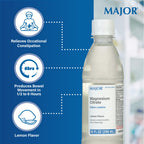 Major Magnesium Citrate Saline Laxative - Helps Relieve Occasional Constipation (Irregularity) - Lemon Flavor - 10 Fl. Oz. (3 Pack)
