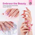 Buy now SAVILAND 3pcs Acrylic Nail Brush Set: Size 6,8,12 Professional Nail Brushes for Acrylic Application Acrylic Powder Nail Art Extension & 3D Carving Manicure Tools for Beginners Home DIY at indiglob india