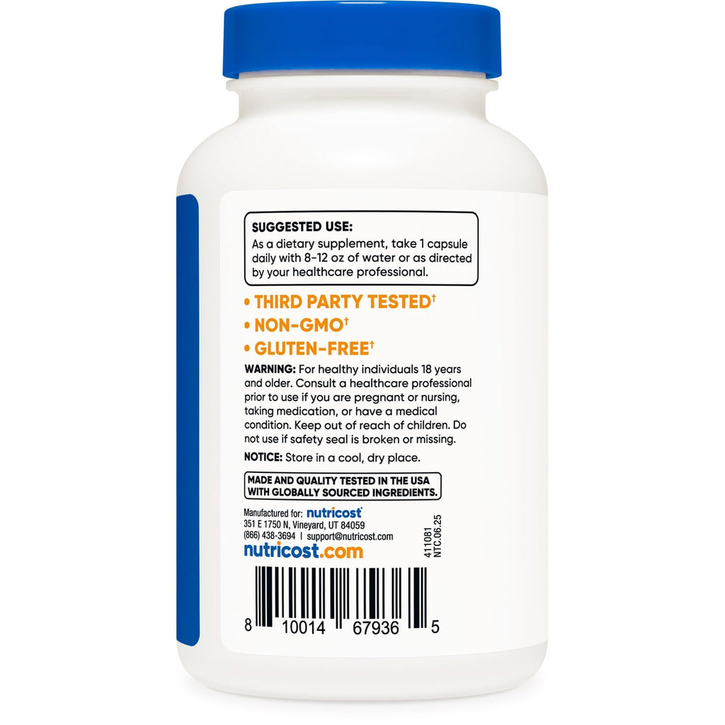 Nutricost L-Theanine 200mg, 240 Capsules - Double Strength