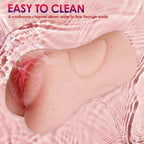 3 in 1 Pocket Pussy Male Masturbator with Mouth, Sex Doll with 3D Realistic Textured Real Oral Vagina and Tight Anus, Masturbation Blowjob Stroker Adult Sex Toys for Men Pleasure