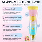 2Pack Niacinamide Whitening Toothpaste, Niacinamide Intensive Toothpaste, Fresh Breath, 7.6 Oz