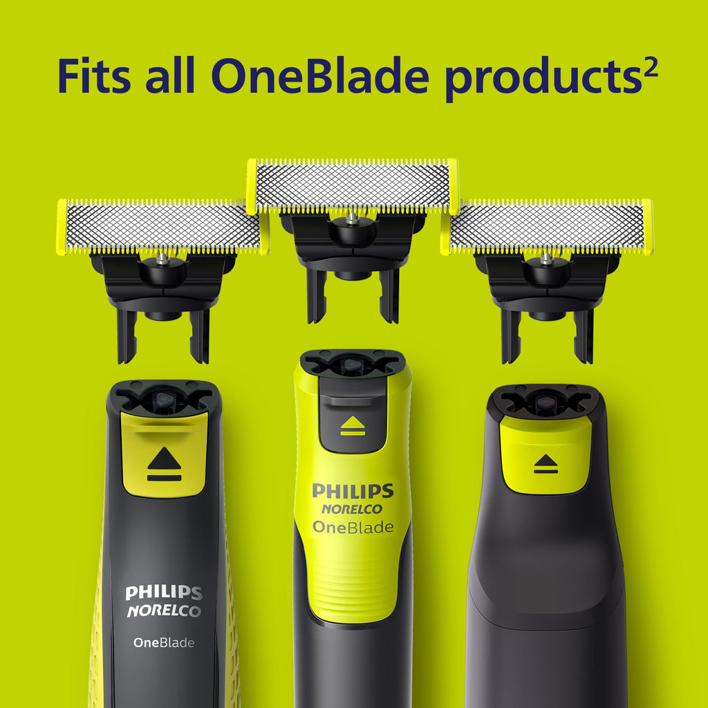 Buy now Philips Norelco OneBlade 360 Blades, Genuine Replacement Blades for OneBlade Electric Shaver and Trimmer, 4 Pack, QP440/80 at indiglob india