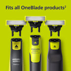 Buy now Philips Norelco OneBlade 360 Blades, Genuine Replacement Blades for OneBlade Electric Shaver and Trimmer, 4 Pack, QP440/80 at indiglob india