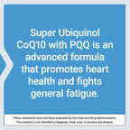 Life Extension Super Ubiquinol CoQ10 with PQQ, Heart Health, 30 Softgels