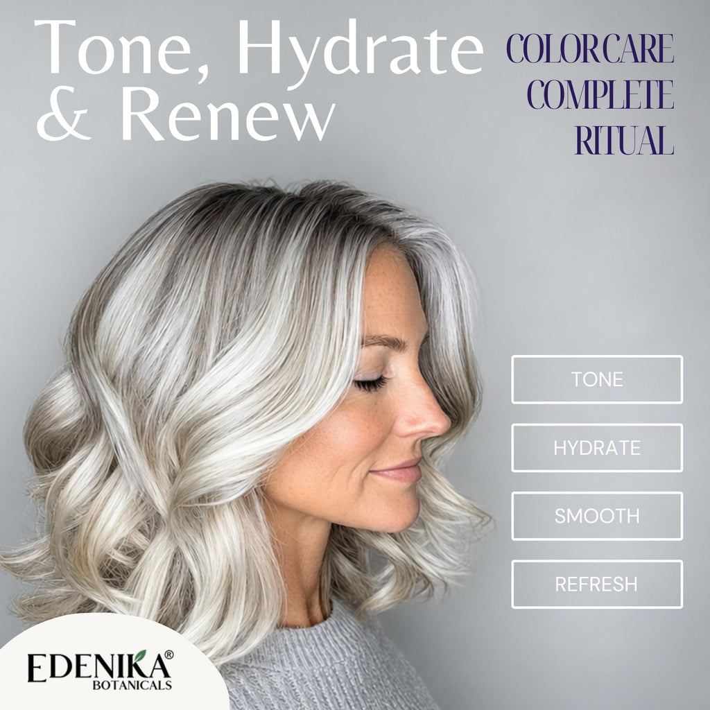 Rosemary Purple Shampoo & Purple Hair Mask Conditioner Set, Sulfate-Free