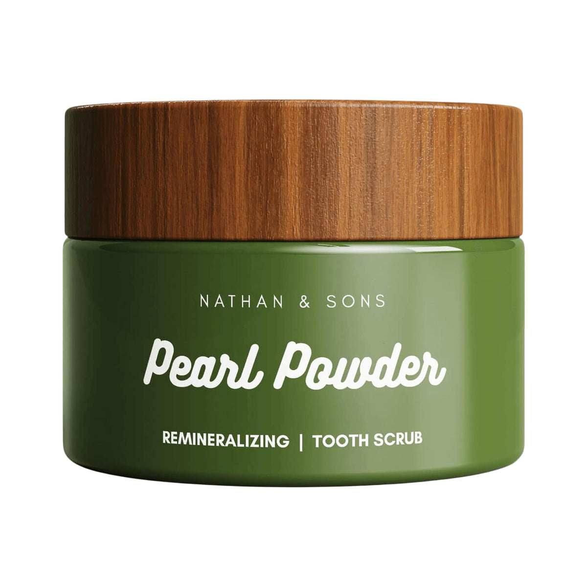 Nathan & Sons Pearl Remineralizing Tooth Powder, Hydroxyapatite, 1.1 oz
