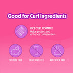 Not Your Mother's Curl Talk Shampoo and Conditioner for Frizz Control | 12 fl oz Each - Cleanse, Hydrate, Moisturize, & Enhance Curls - Long-Lasting Frizz Control - All Curly Hair - Citrus Jasmine