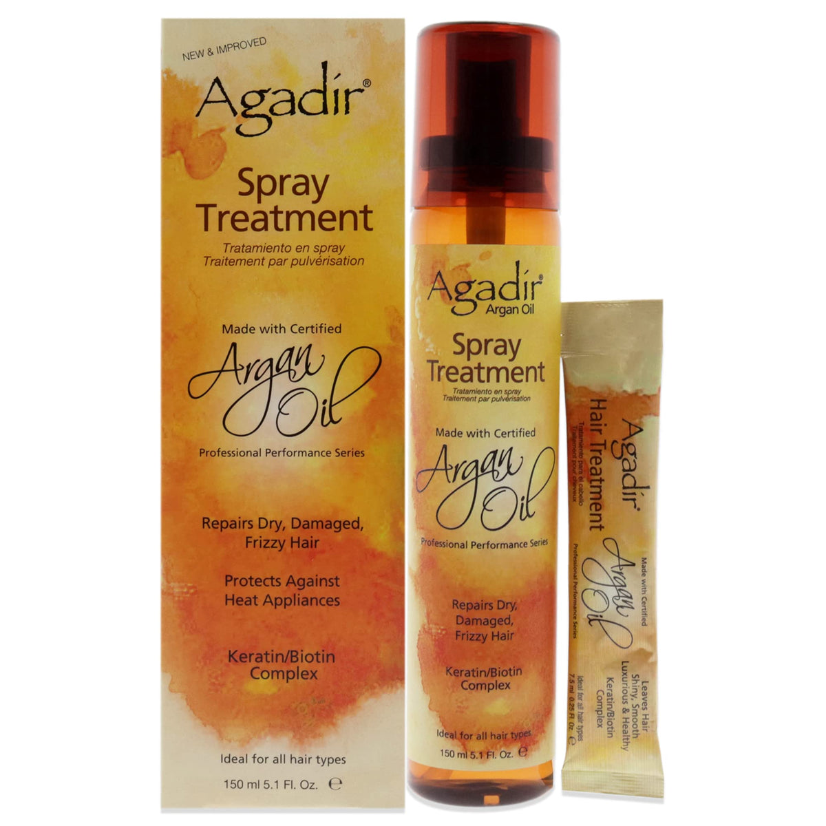 AGADIR Argan Oil Spray Treatment, 5.1 Fl Oz (Pack of 1)