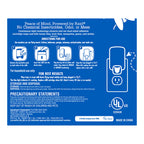 Raid Essentials Flying Insect Light Trap Starter Kit, 2 Plug-in Devices + 2 Cartridges, Featuring Light Powered Attraction