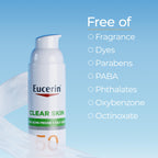 Buy now Eucerin Sun Clear Skin Face Sunscreen Lotion SPF 50 for Acne Prone and Oily Skin, Lightweight Sunscreen with Oil-Absorbing Minerals, Won't Cause Breakouts, Hypoallergenic, 2.5 Fl Oz Bottle at indiglob india