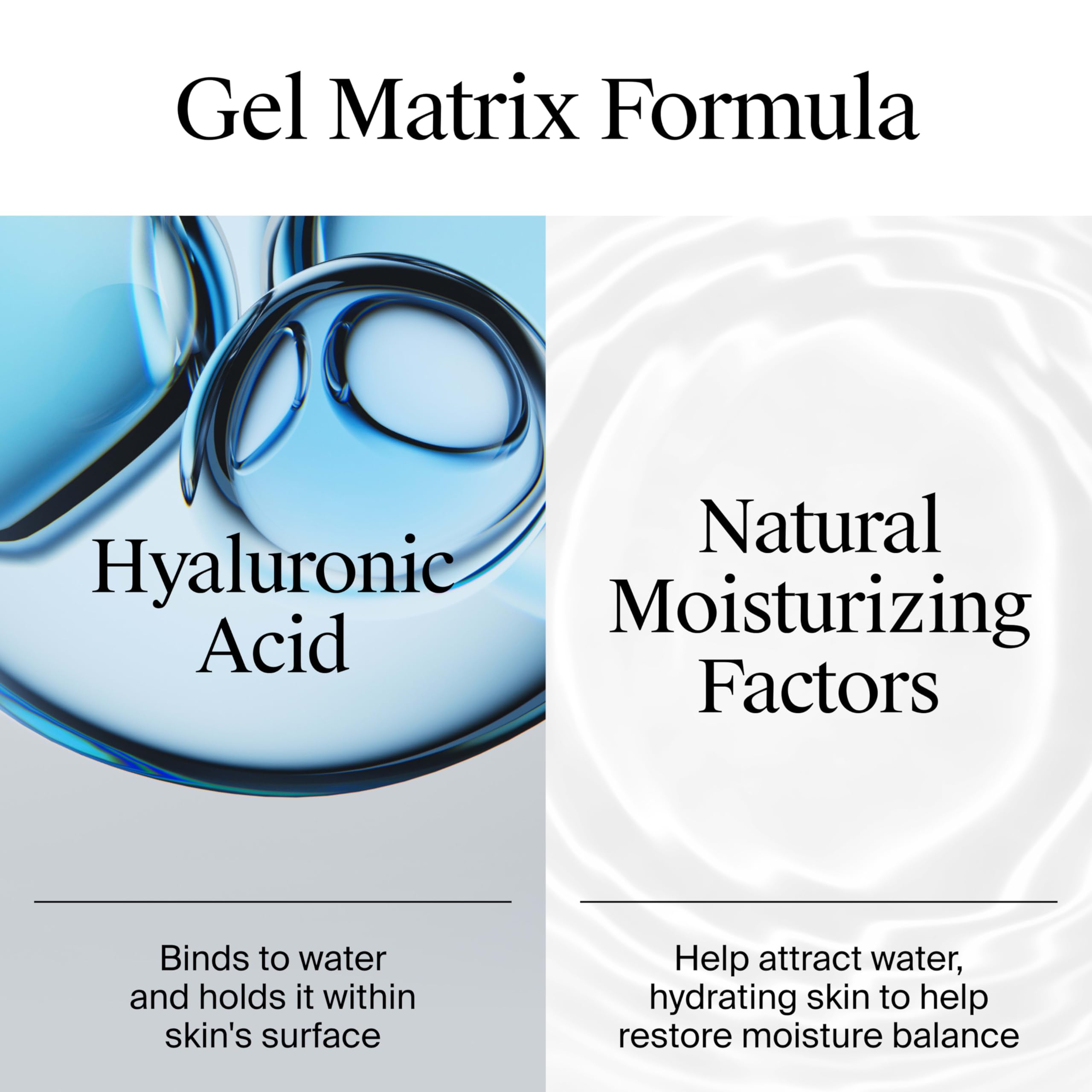 Neutrogena Hydro Boost Gel Cream Fragrance Free, Hyaluronic Acid Facial Moisturizer for Normal to Dry Skin, Lightweight Gel Moisturizer for Hydrated, Nourished, and Dewy Skin, 0.5 fl. oz